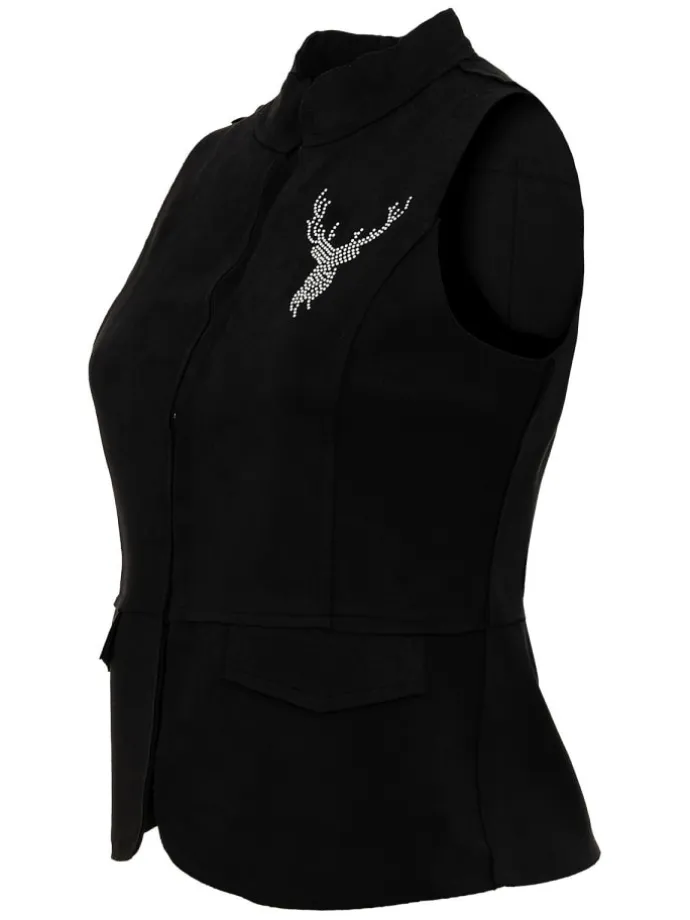 Weste GRAZIELLA in schwarz
