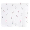Wickelauflagenbezug "Flamingo" in Weiß - (L)85 x (B)70 cm