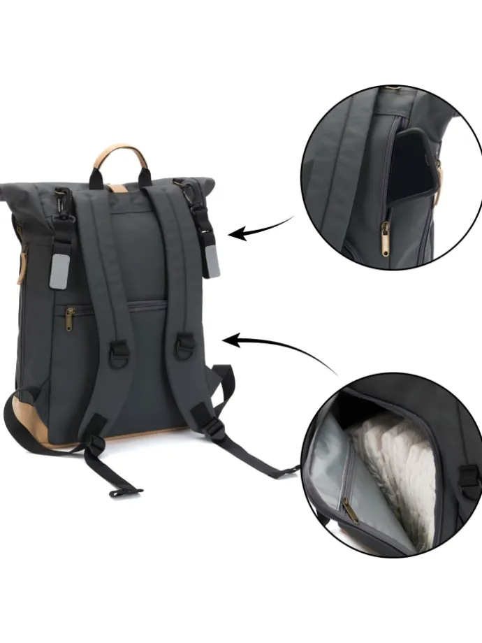 Wickelrucksack Berlin in Stone Grey