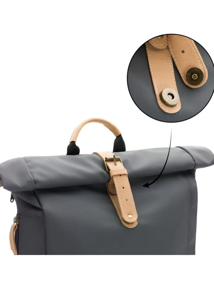 Wickelrucksack Berlin in Stone Grey