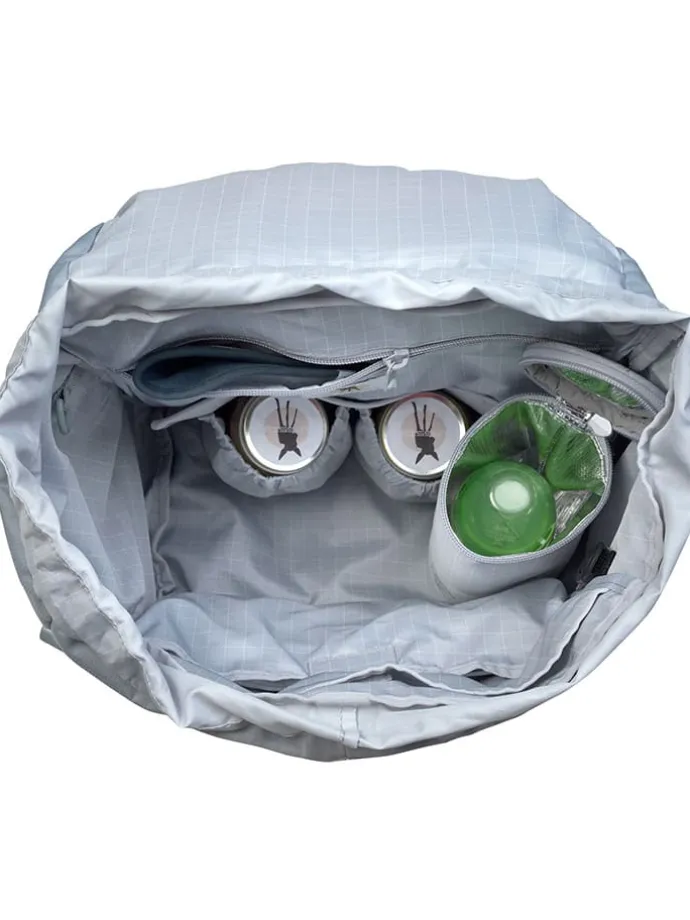Wickelrucksack in Grau - (L)28 cm - (B)16 cm - (H)42 cm