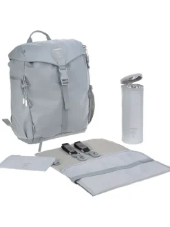 Wickelrucksack in Grau - (L)28 cm - (B)16 cm - (H)42 cm