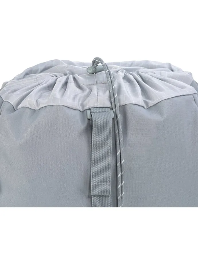 Wickelrucksack in Grau - (L)28 cm - (B)16 cm - (H)42 cm