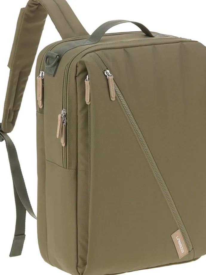 Wickelrucksack in Khaki - (L)35 x (B)15 x (H)45 cm