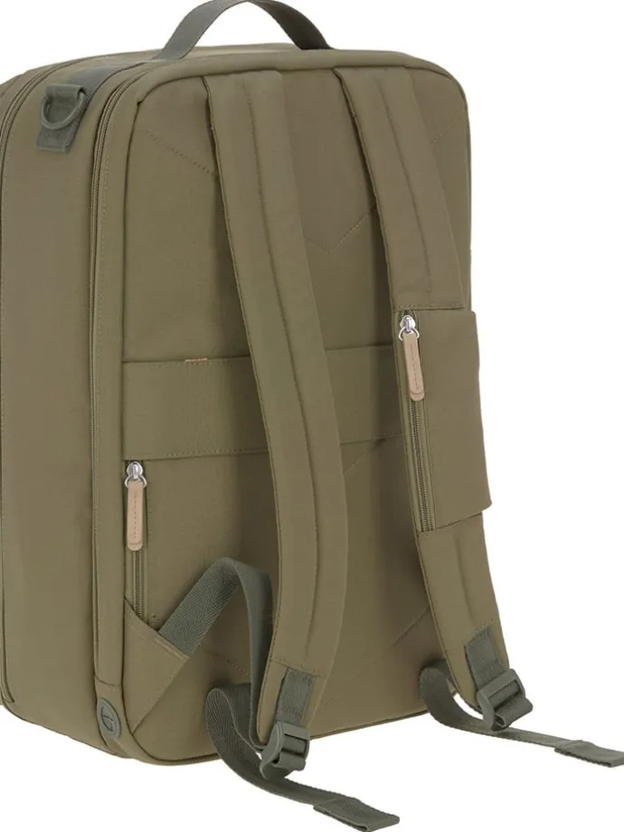 Wickelrucksack in Khaki - (L)35 x (B)15 x (H)45 cm