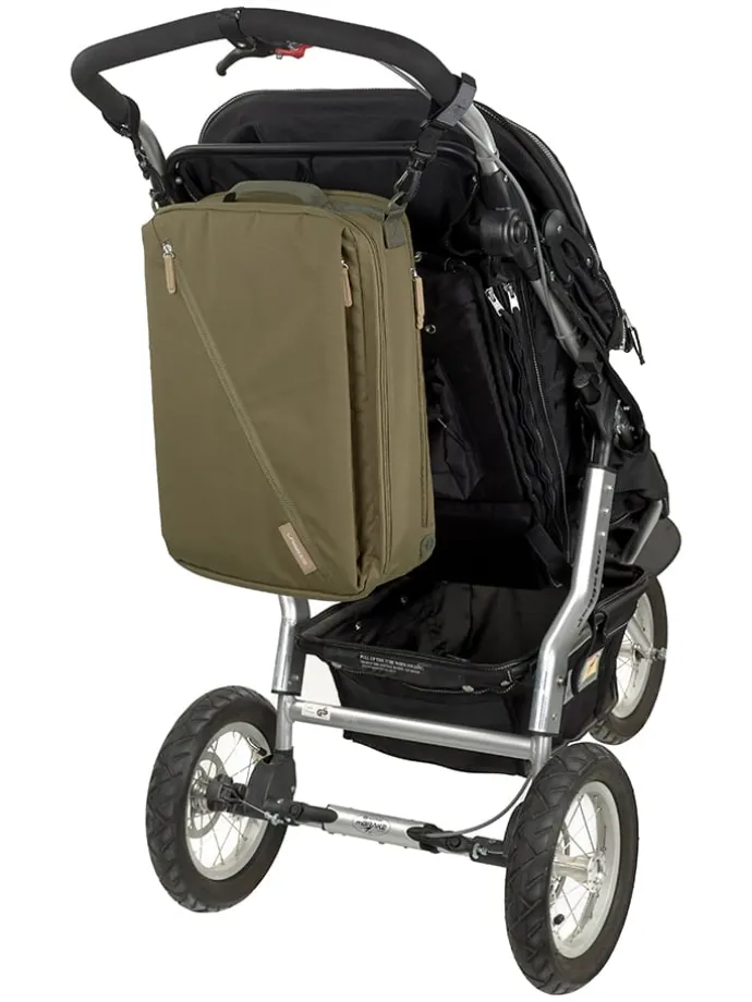 Wickelrucksack in Khaki - (L)35 x (B)15 x (H)45 cm