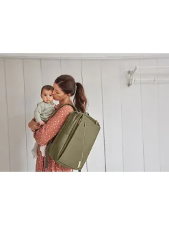 Wickelrucksack in Khaki - (L)35 x (B)15 x (H)45 cm