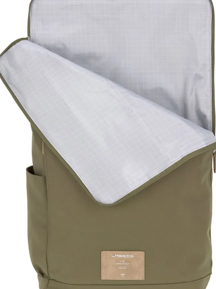 Wickelrucksack in Oliv - (B)30 x (H)46 x (T)14,5 cm