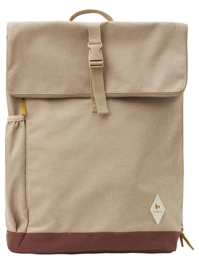Wickelrucksack "On-the-go" in Hellbraun - (B)32 x (H)45 x (T)14 cm