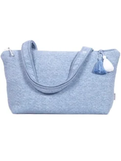 Wickeltasche "Chevron" in Hellblau - (B)50 x (H)27 x (T)15 cm