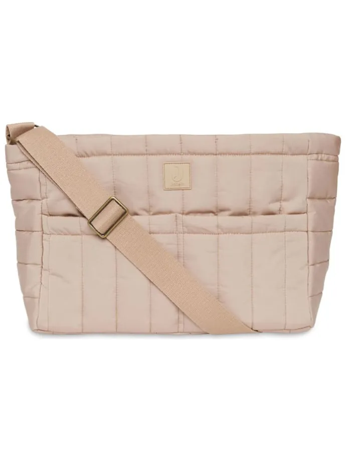 Wickeltasche in Beige - (B)30 x (H)21 x (T)11 cm
