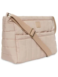Wickeltasche in Beige - (B)30 x (H)21 x (T)11 cm