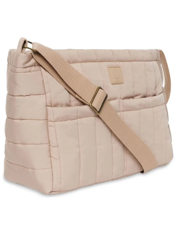 Wickeltasche in Beige - (B)30 x (H)21 x (T)11 cm