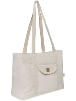 Wickeltasche in Creme - (B)42 x (H)33 x (T)13 cm