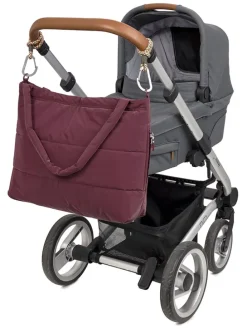 Wickeltasche in Lila - (B)44 x (H)38 x (T)11 cm