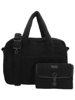 Wickeltasche in Schwarz - (B)40 x (H)28 x (T)15 cm