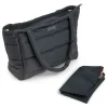 Wickeltasche in Schwarz - (B)44 x (H)35 x (T)16 cm