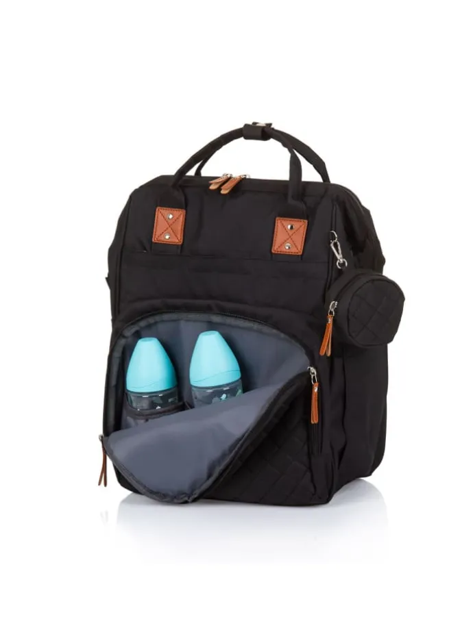 Wickeltasche, Kinderwagen in schwarz