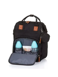 Wickeltasche, Kinderwagen in schwarz