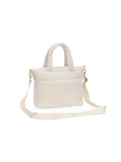 Wickeltasche Teddy Small Exklusiv in Beige