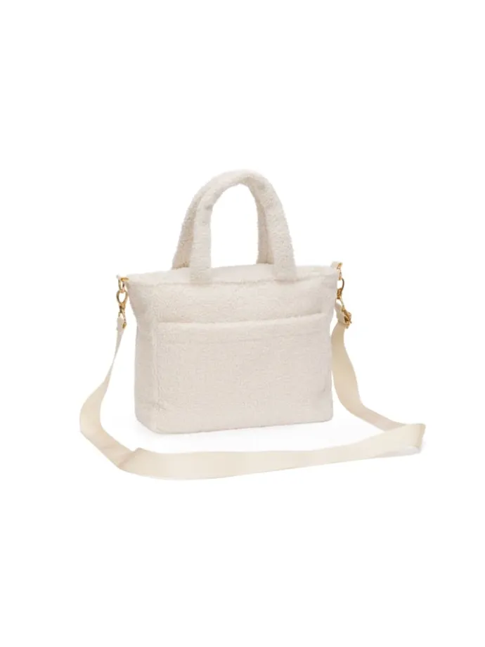 Wickeltasche Teddy Small Exklusiv in Beige