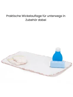 Wickeltasche Teddy Small Exklusiv in Beige