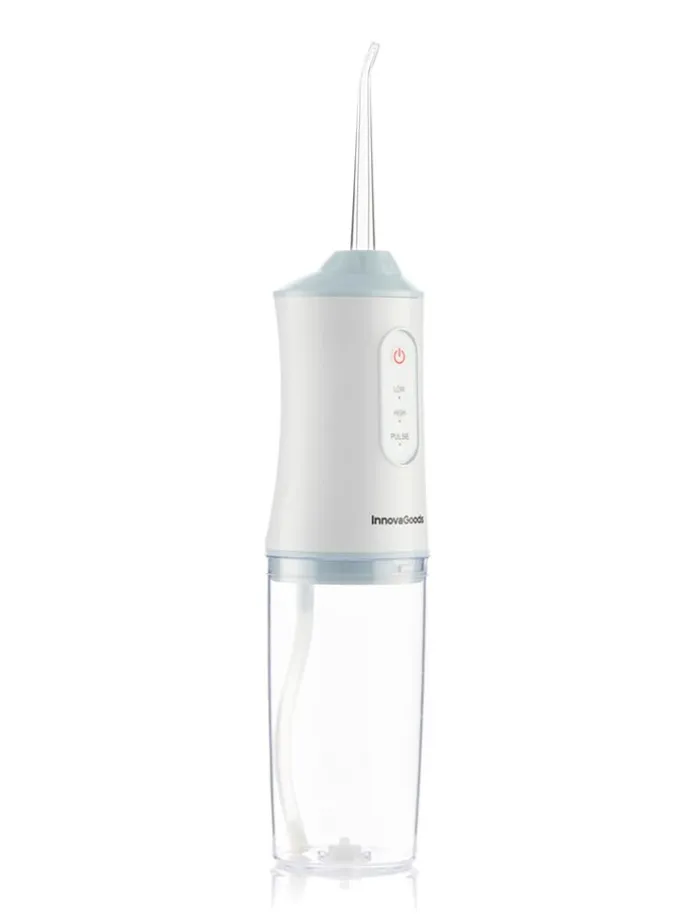 Wiederaufladbare Munddusche in Hellblau/ Weiß - 220 ml