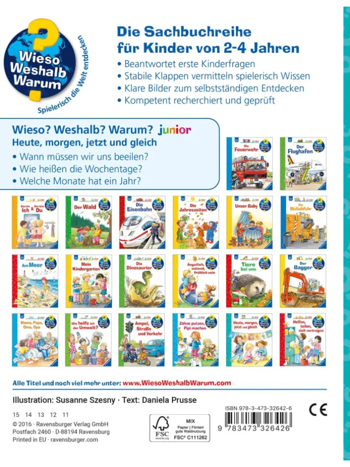 Wieso? Weshalb? Warum? junior, Band 56: Heute, morgen, jetzt und gleich