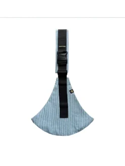 Wildride Kindertrage Stripe (Hüfttrage) - Farbe: Light Denim Stripe