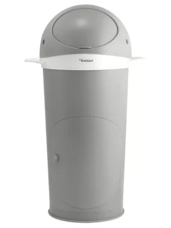Windeleimer in Dunkelgrau - (B)37 x (H)68 x (T)39 cm