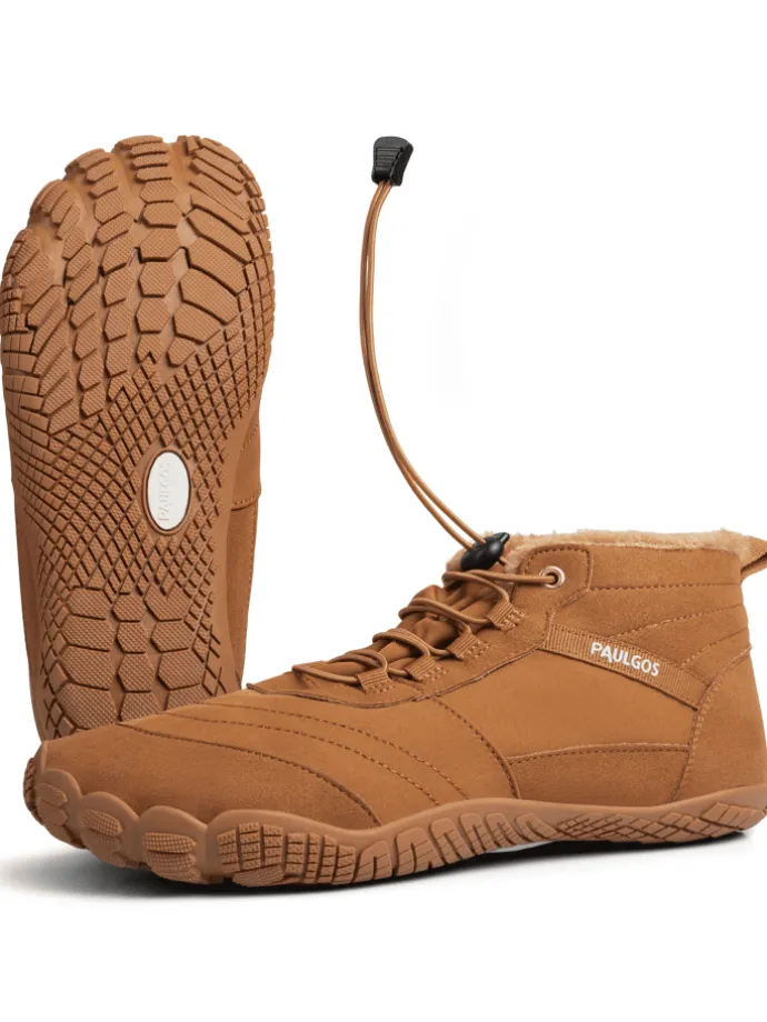 Winterbarfußschuhe, unisex, Größe 37-47 in 3 Farben in Braun
