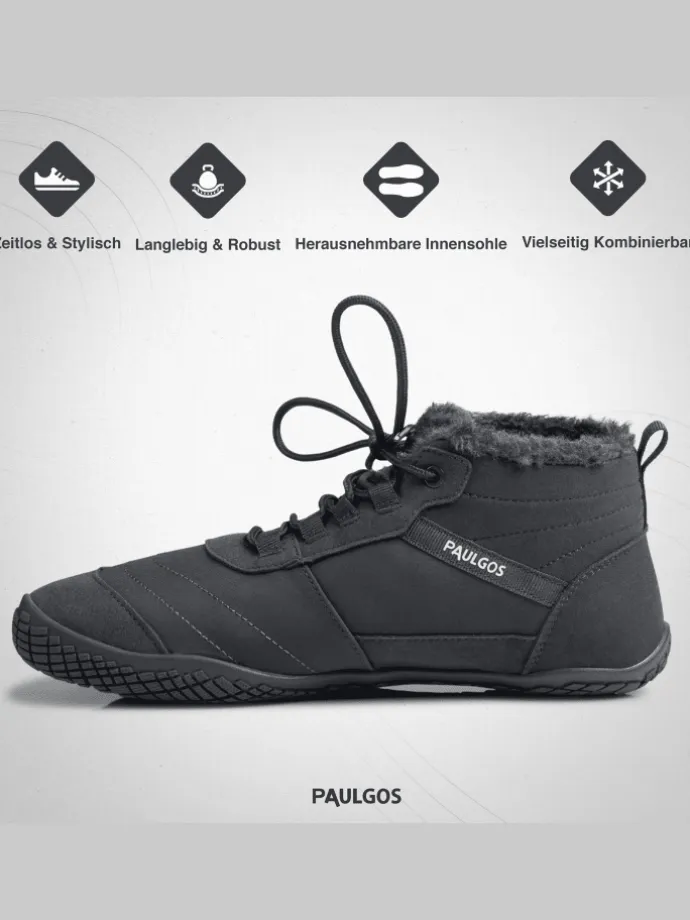 Winterbarfußschuhe, unisex, Größe 37-47 in 3 Farben in Grau