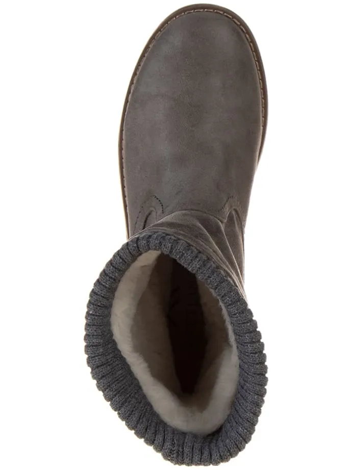 Winterboots in Grau
