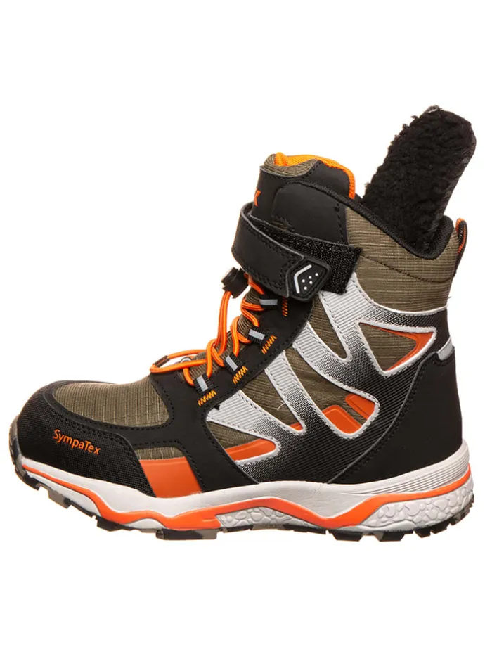Winterboots "Lenno" in Khaki/ Schwarz