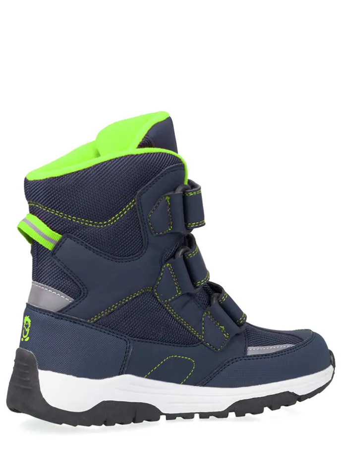Winterboots "Lofoten XT" in Dunkelblau/ Hellgrün