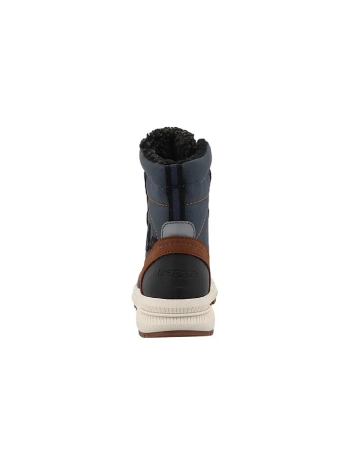 Winterboots "Nadjo" in Dunkelblau/Braun