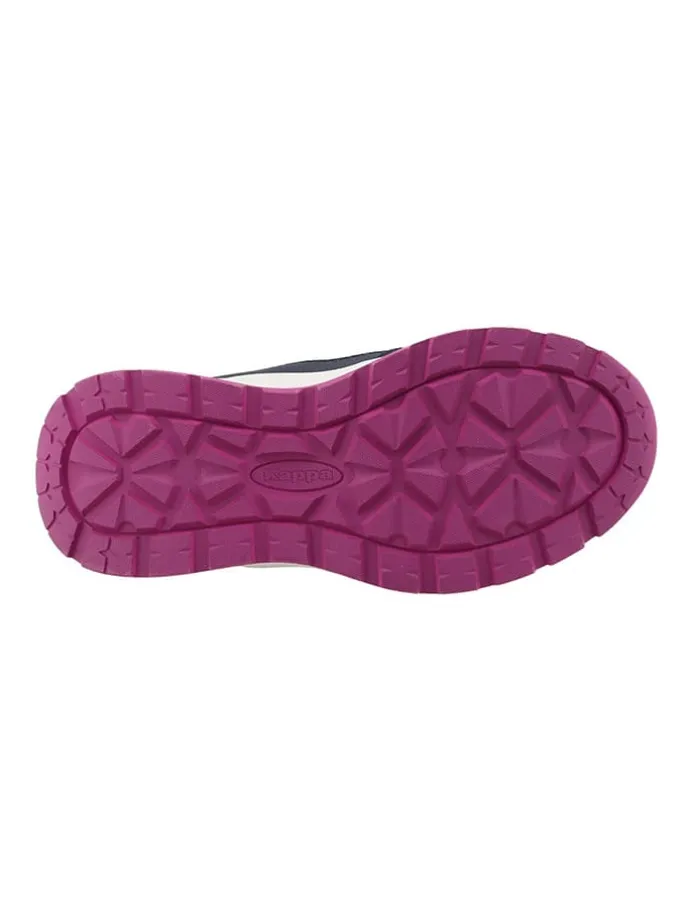 Winterboots "Ruth" in Dunkelblau/Pink