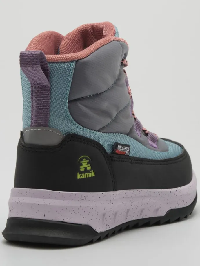 Winterboots "Stormymid2" in Grau/ Hellblau