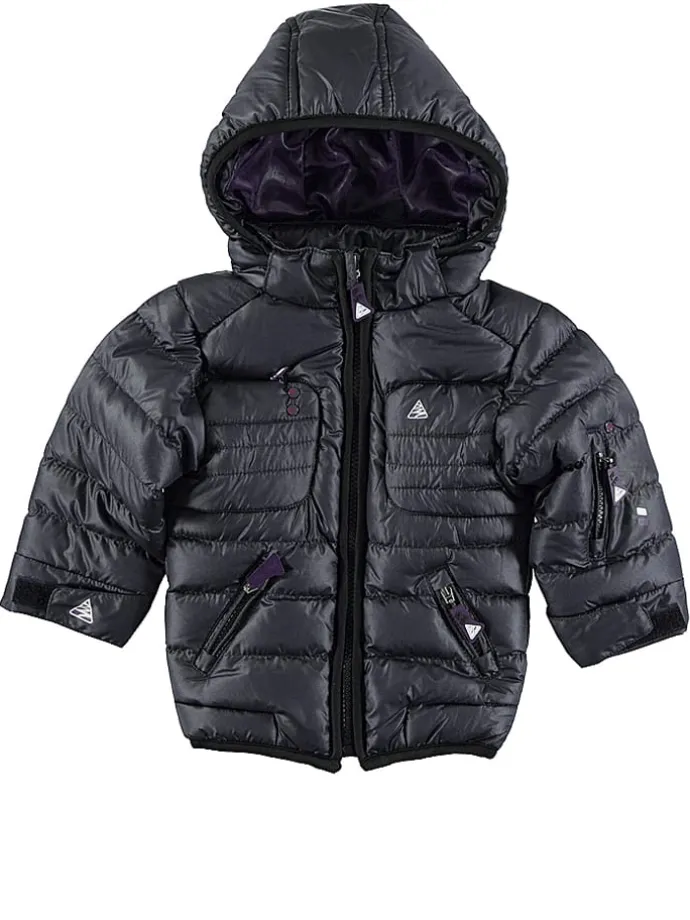 Winterjacke in Anthrazit