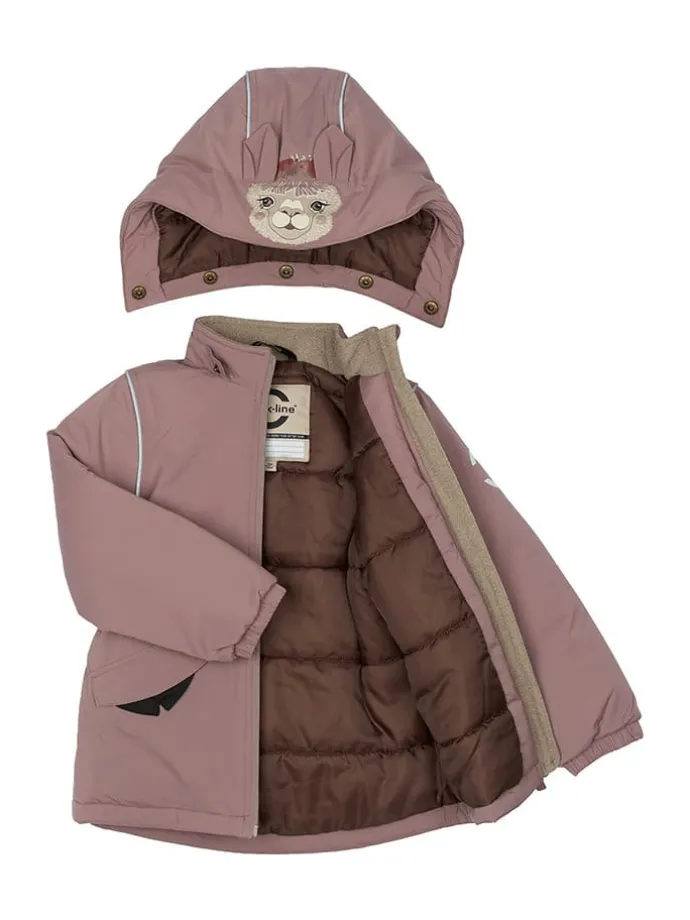Winterjacke in Rosa