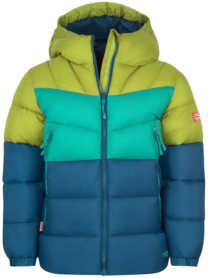 Winterjacke "Kirkenes" in Blau/ Grün