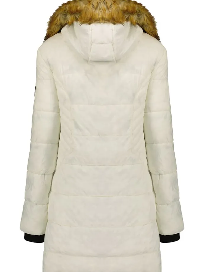 Wintermantel "Abeimai" in Creme