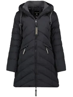 Wintermantel "Clarisseak" in Schwarz