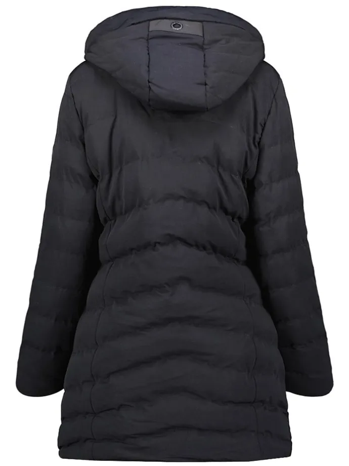 Wintermantel "Clarisseak" in Schwarz