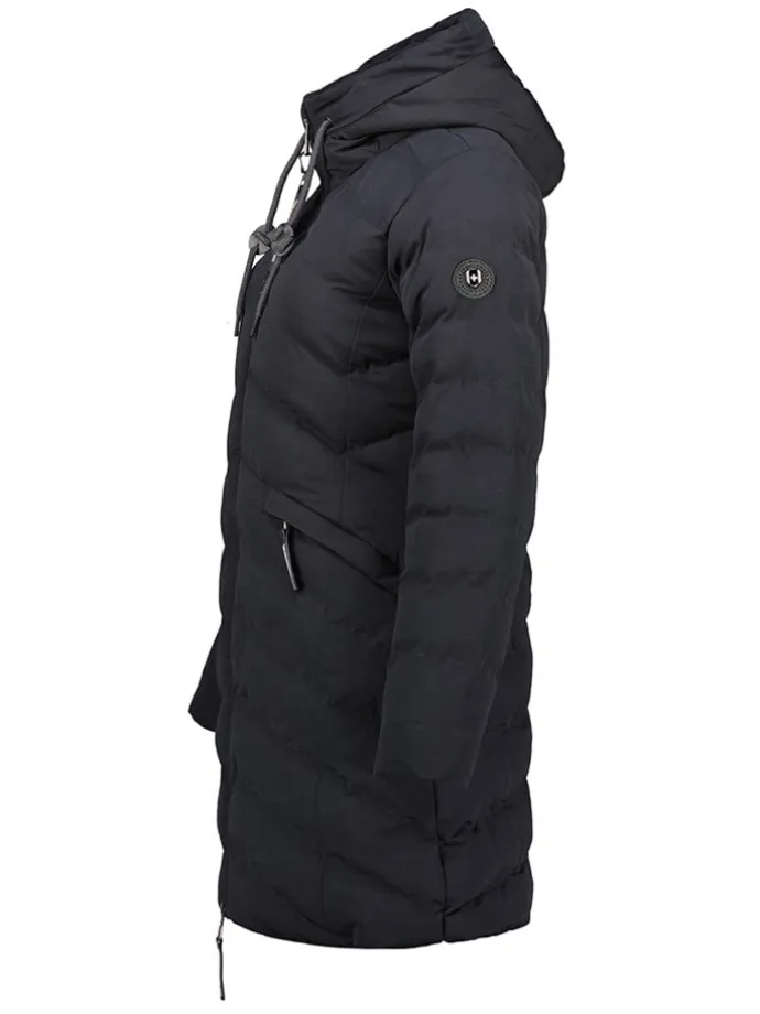 Wintermantel "Clarisseak" in Schwarz