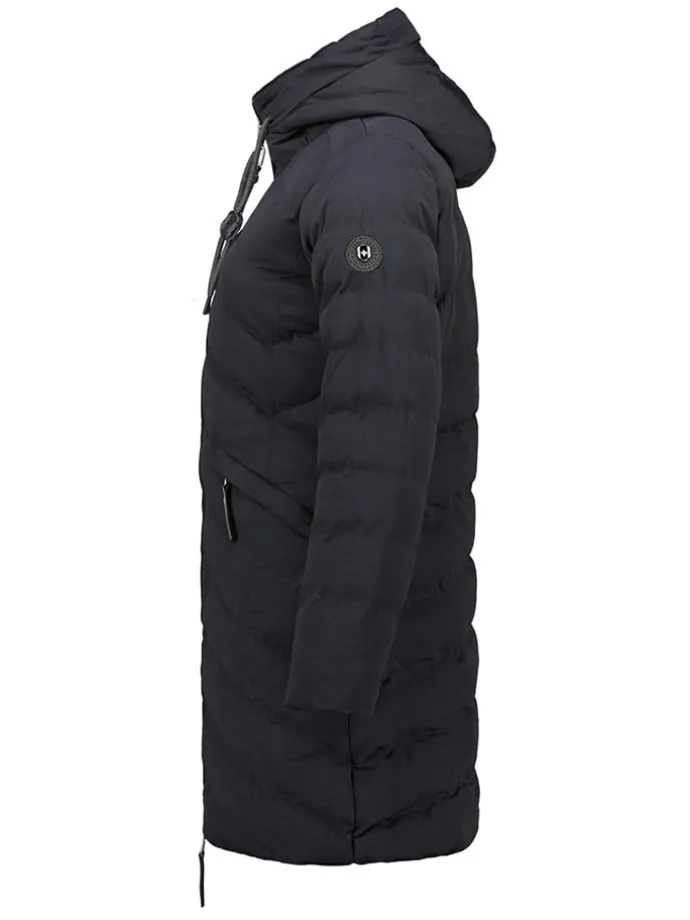 Wintermantel "Clarisseak" in Schwarz