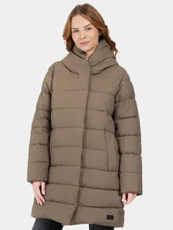 Wintermantel "Nella" in Khaki