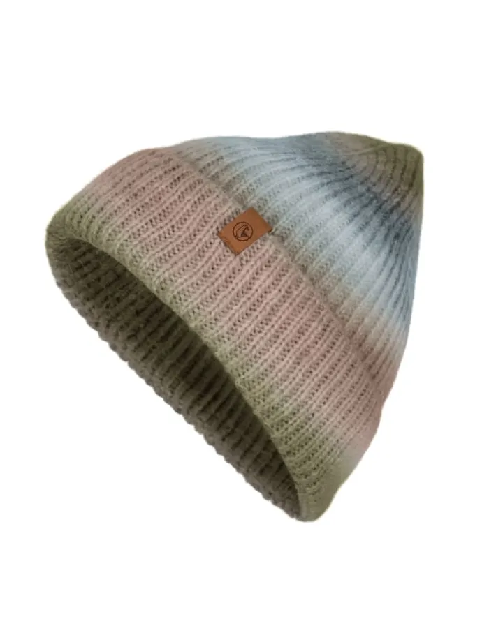 Wintermütze "Anneke" in oliv-taupe