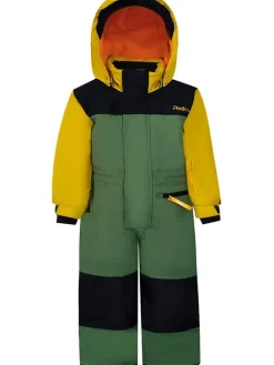 Winter-Overall "Huxley" in Gelb/ Khaki