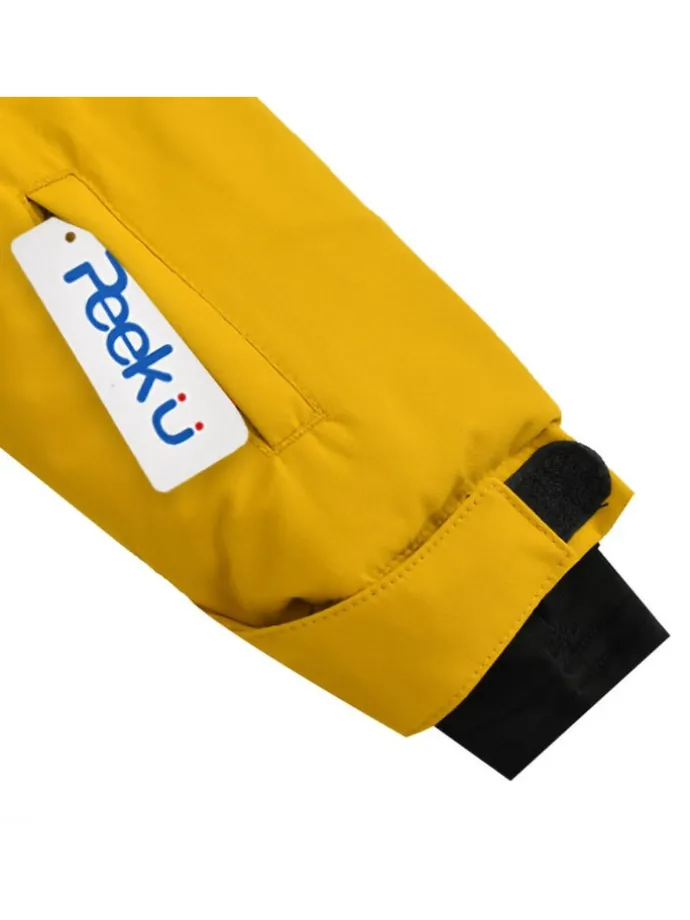 Winter-Overall "Huxley" in Gelb/ Khaki